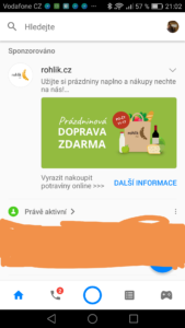 Reklama v Messengeru