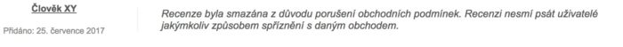Heuréka rozpozná recenze, které si napsal majitel e-shopu